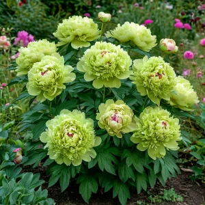 Пион Зеленые Бобы купить по цене от 610р. в интернет-магазине «Посадика» с доставкой почтой в в Дорогобуже и по всей России – [изображение №1].